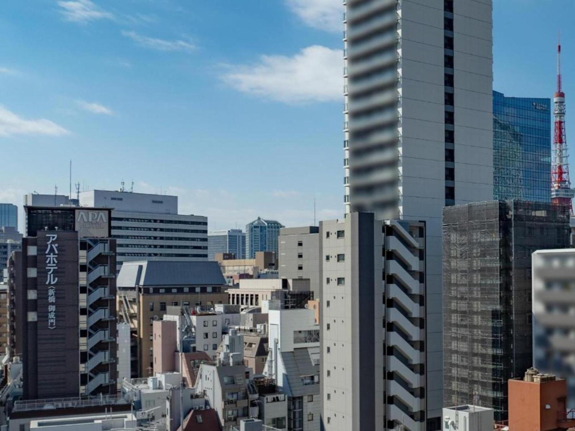 Apa Hotel Shimbashi Onarimon Tokio Buitenkant foto