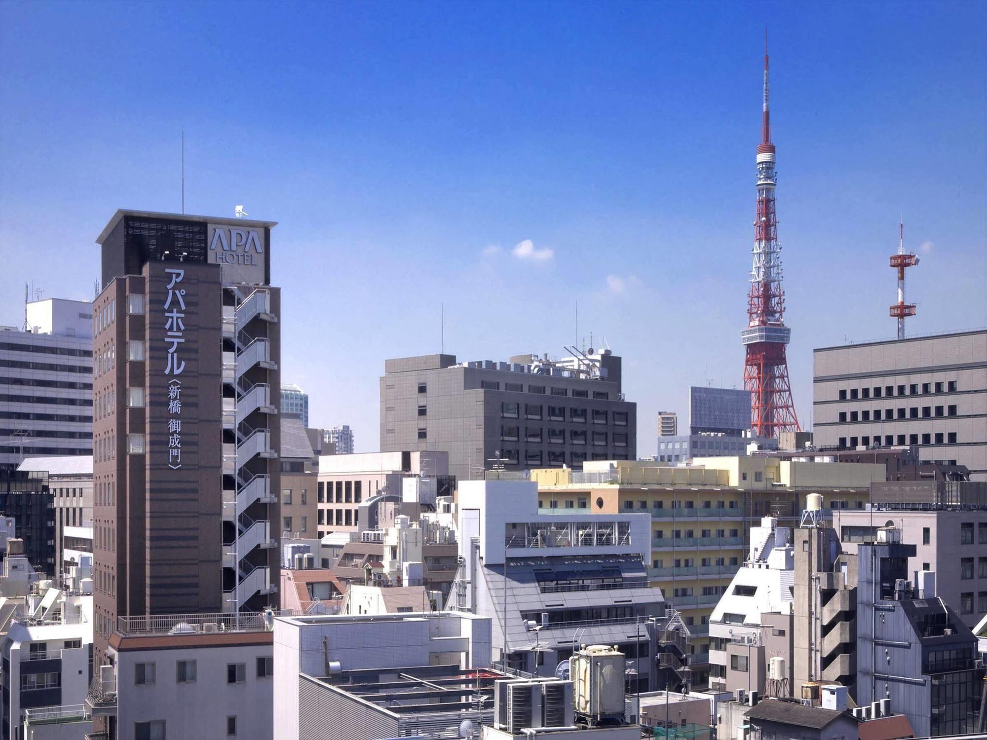 Apa Hotel Shimbashi Onarimon Tokio Buitenkant foto